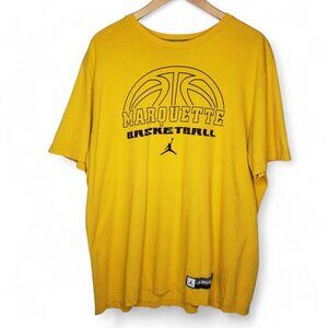Nike Jordan NCAA Standard‎ Fit Marquette Basketball Tee Shirt 2XL